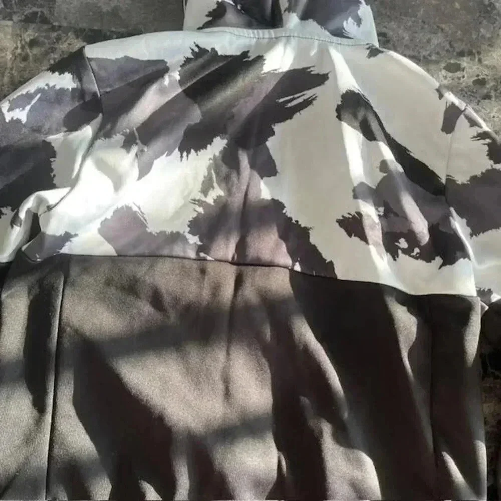 Reebok Boys' Full Zip Hooded Camo Jacket (Size 7)